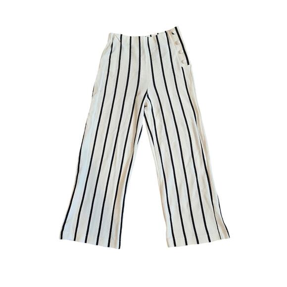 Girls Bundle Set Plaid Pj Pants 10, Stripe Zara Pants 10, Stripe Pearl Shirt 8-9 - Picture 6 of 11